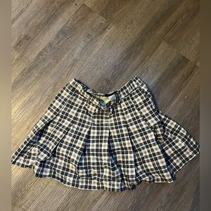 Joe Benbasset plaid mini skirt